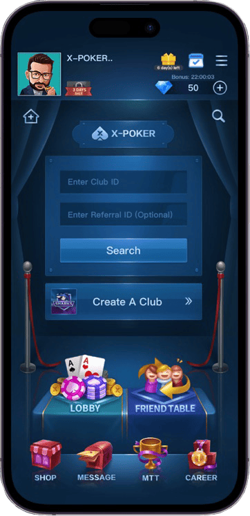 x-poker вступить в клуб
